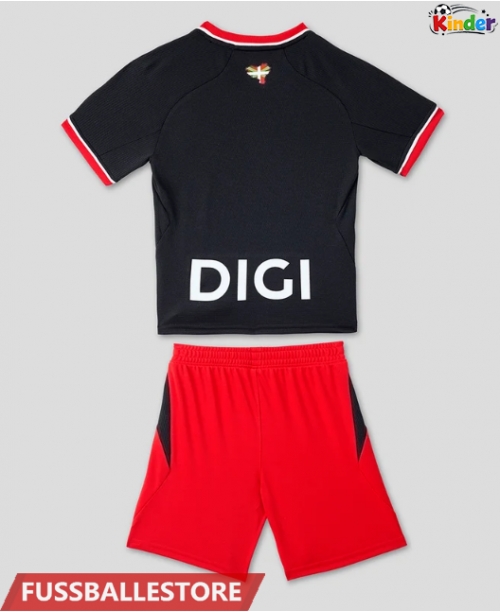 Günstige Athletic Bilbao Auswärts Trikotsatzt Kinder 2026-27 Kurzarm (+ Kurze Hosen)